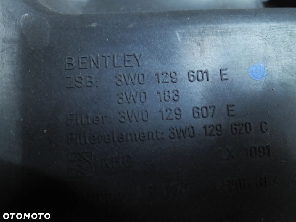 BENTLEY CONTINENTAL GT FILTR POWIETRZA 3W0129601E - 3