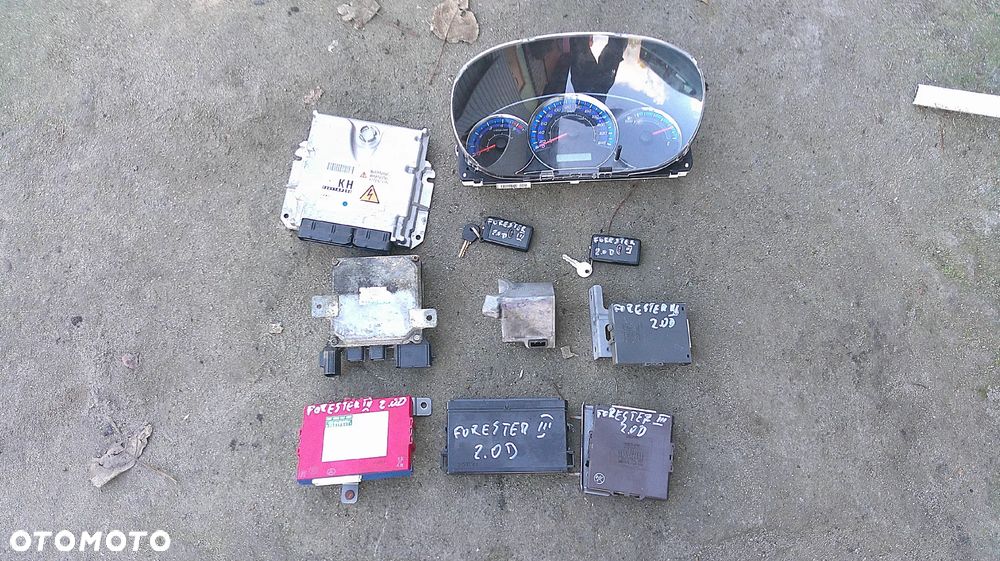 SUBARU FORESTER III 2.0 D IMMO ZESTAW STARTOWY - 1
