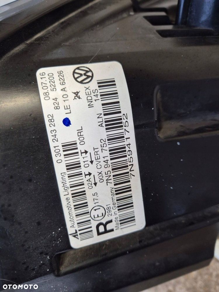 Reflektor Przód strona prawa Seat Alhambra (Mk2) xenon skrętny - 3