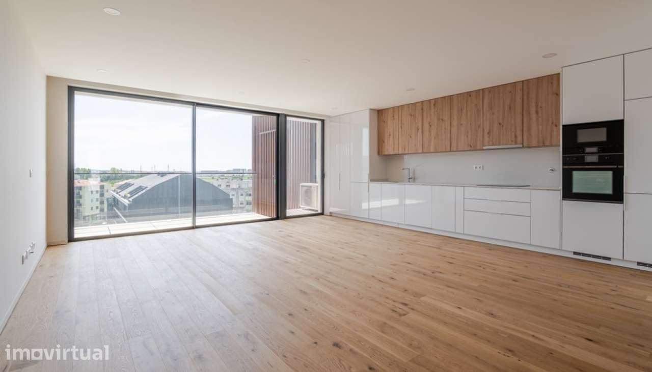 Apartamento T2 com varandas e vistas desafogadas em Aveiro - Grande imagem: 3/23