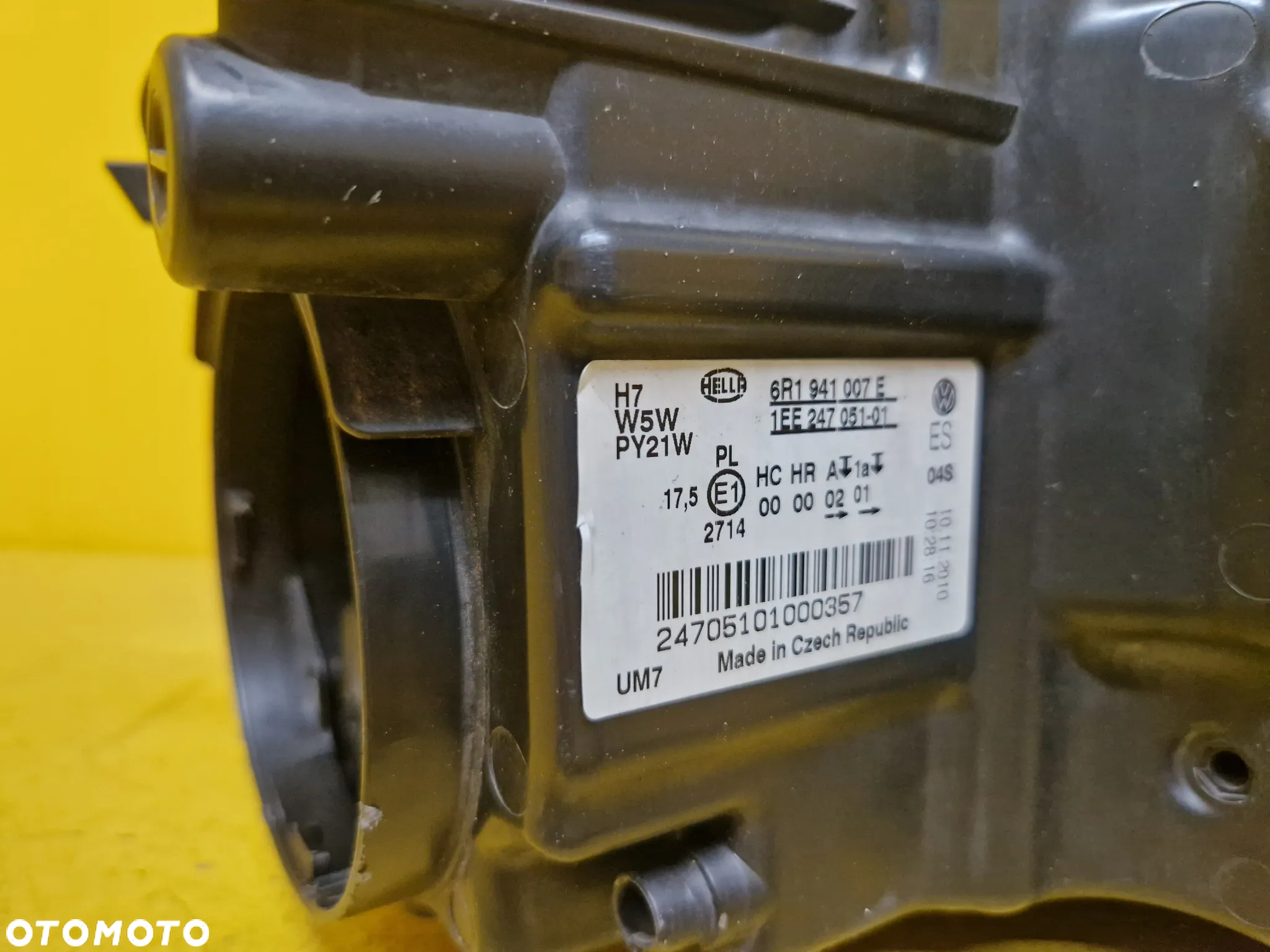 VW POLO V 5 LAMPA LEWA PRZOD 6R1941007E - 7