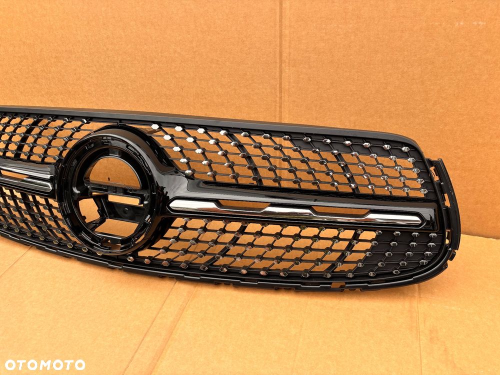 Mercedes Glc W253 Lift Amg Oryginalny Grill Zderzaka Przedniego Diamont Night Czarny Srebrny Oryginalny A2538886600 A2538809504 Jak Nowy Diamond A2058175101 - 4