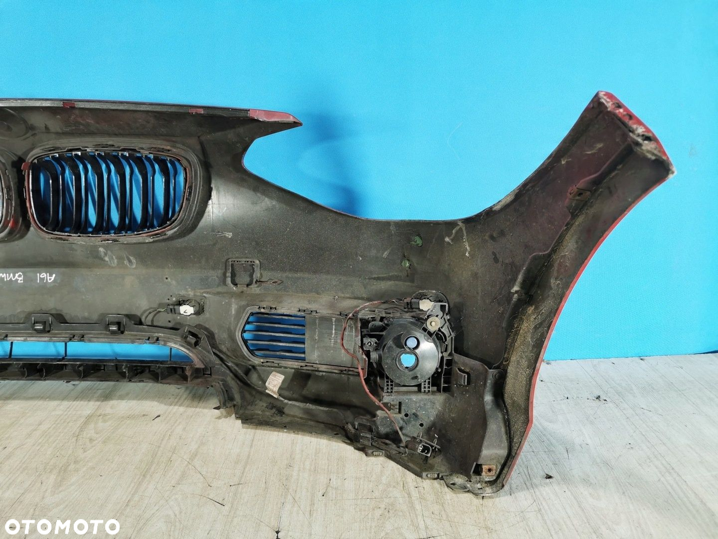 Bmw 1 F20 F21 zderzak przód przedni 11/15 PDC A61 karmesinrot - 5
