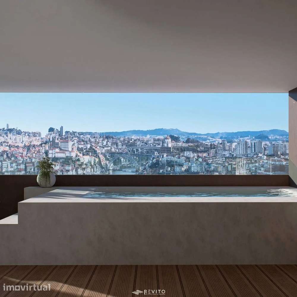 T1 Novo c/ Terraço e Vista para o Rio Douro, em Vila Nova de Gaia - Grande imagem: 2/10