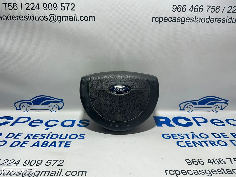 .Airbag Volante Guiador Original Ford Fiesta 5 5S6AA042B85AAZHHD 2002 - 2005 - 1