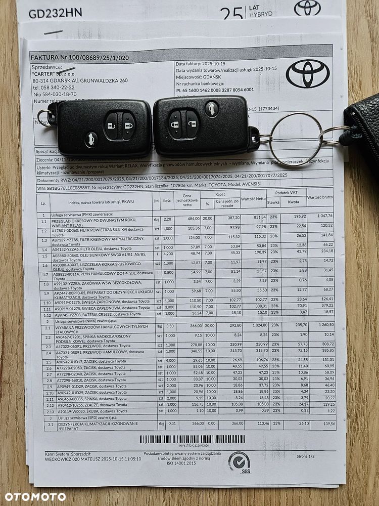 Toyota Avensis 1.8 Premium EU5 MS - 37