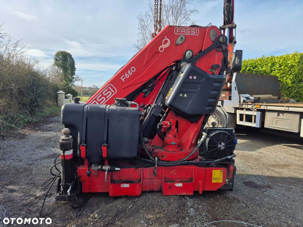 Inny HDS Dzwig żuraw Fassi F660 duży!! 6 razy wysuw hydrauliczny! Dodatkowe podpory. RADIO !!! Mało używany. HIAB Effer Palfinger HMF - 4