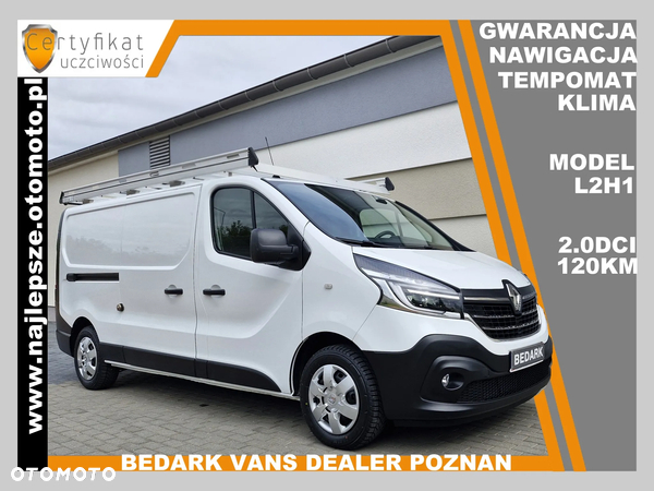 Renault Trafic L2H1, nawigacja, klima, tempomat