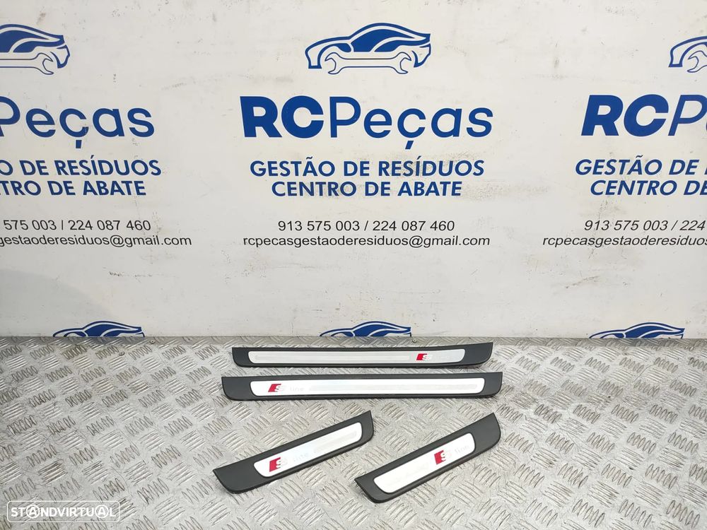 Conjunto soleiras porta frente frontal traseira trás Audi A4 B8 8K S-Line S Line - 7