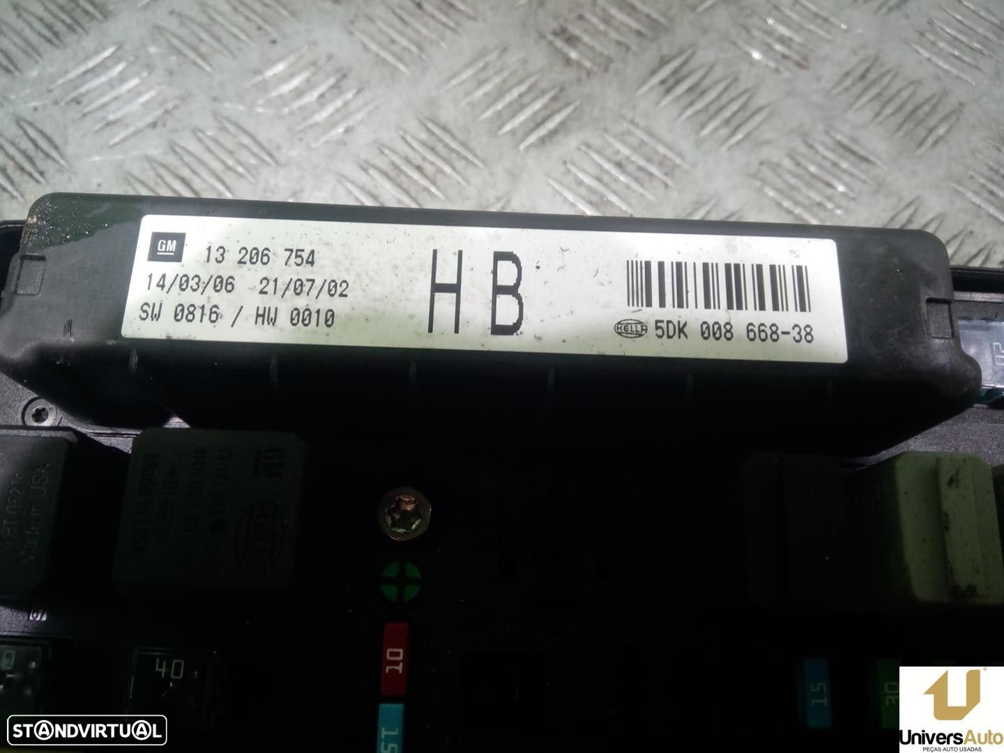 CAIXA RELÉS / FUSÍVEIS OPEL ASTRA H BREAK FAMILIAR 2006 -5DK00866838 - 1