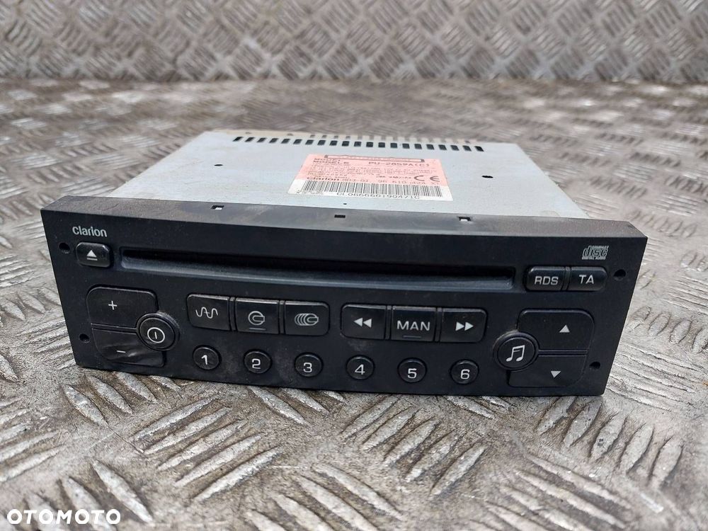 RADIO ODTWARZACZ PEUGEOT 206 CLARION PU-2859A - 1