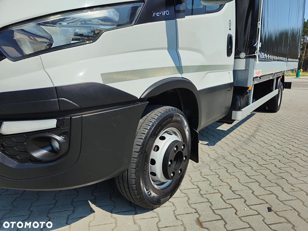 Iveco DAILY 72c17** 3.0d 170KM EURO-6 wersja BEZ AdBLUE** BLIŹNIAK** Skrzynka z Plandeką + PAKA dł.610cm+rozstaw osi 4750cm** POLSKI SALON** DMC do 7.2T kat.C** - 9
