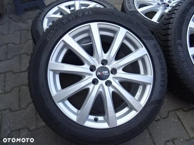 5x100x57  7Jx17 ET35 Audi Vw Seat Skoda Koła zimowe 17 - 2