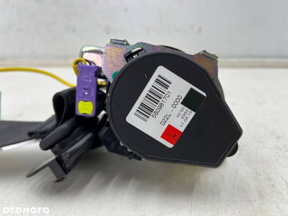 Pas bezpieczeństwa Vw Touareg 1 I 7l 02-10r. NOWY lewy tylny pas czarny lewy tył 7l6857805c - 7