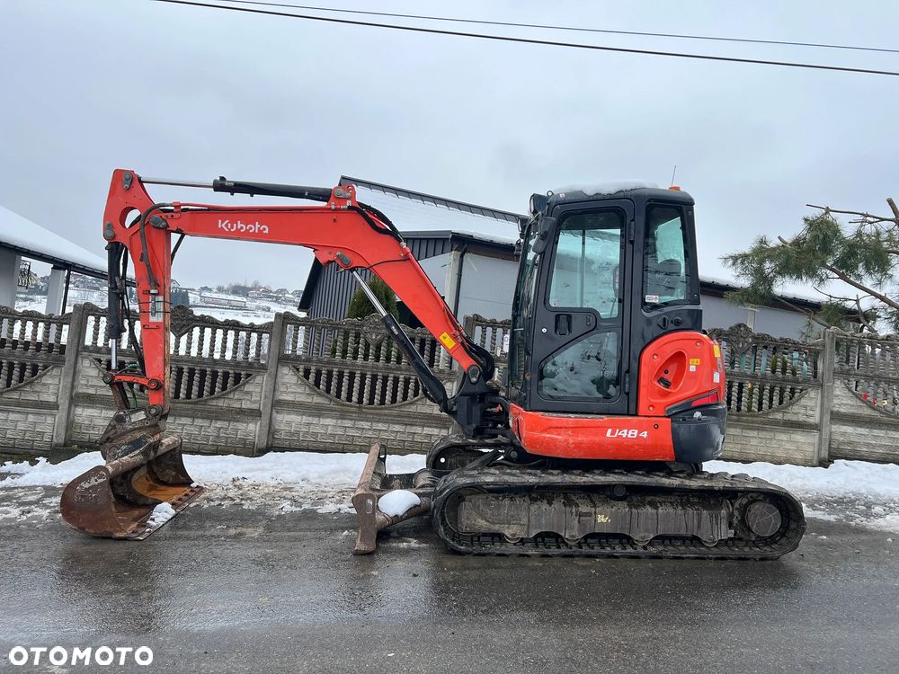 Kubota U48-4 * Koparka Gąsienicowa * Kubota U48 * 5 Ton * Zerowy Obrys * Stan Bardzo Dobry * Midi Koparka * Nowe Gąsienice *