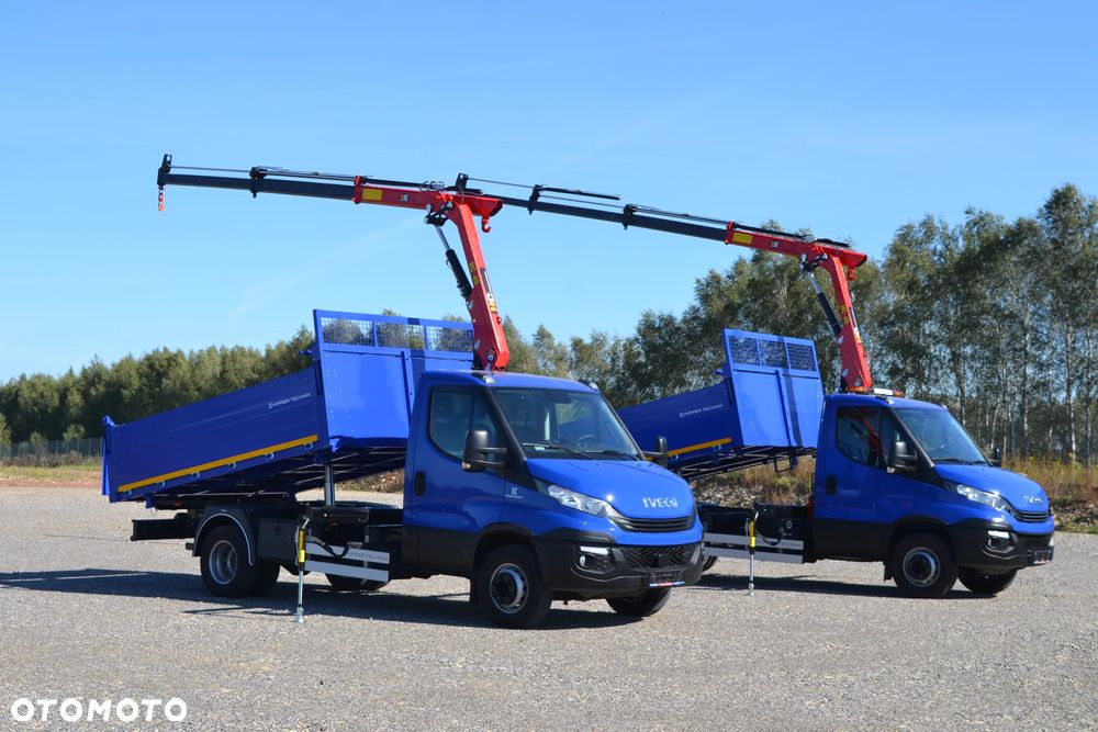Iveco Daily 72C18 Nowy 3-stronny wywrot Żuraw HC45 HDS Wywrotka Kiper 70C 65C 50C 35C - 2