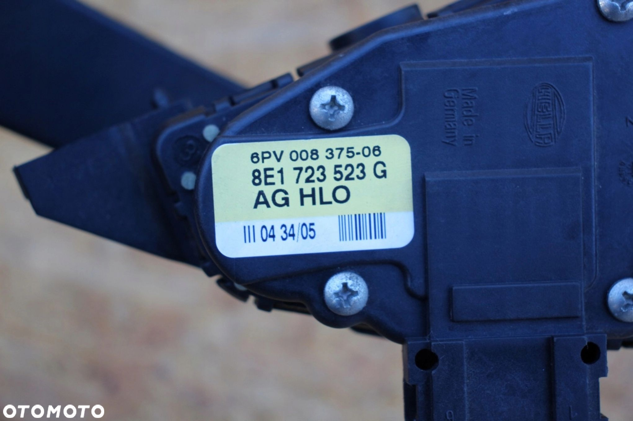 Pedał gazu potencjometr AIRBAG VW SEAT AUDI SKODA 8E1723523G - 3