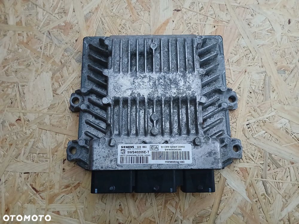 PEUGEOT CITROEN 2,0 HDI STEROWNIK KOMPUTER SILNIKA 5WS40205E-T SID 803 - 1