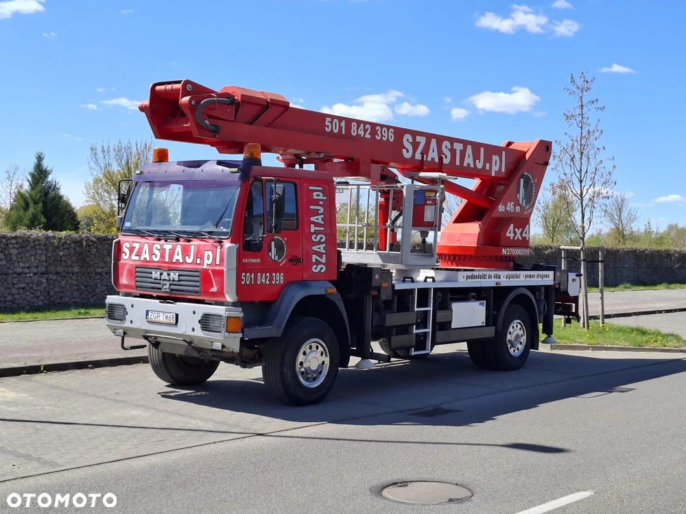 MAN Podnośnik Koszowy Wumag WT 355 4x4  - 35 Metrów w Górę 25 Metrów w Bok Pilot Palfinger Udźwig 400 kg Multitel GSR Ruthmann - 8