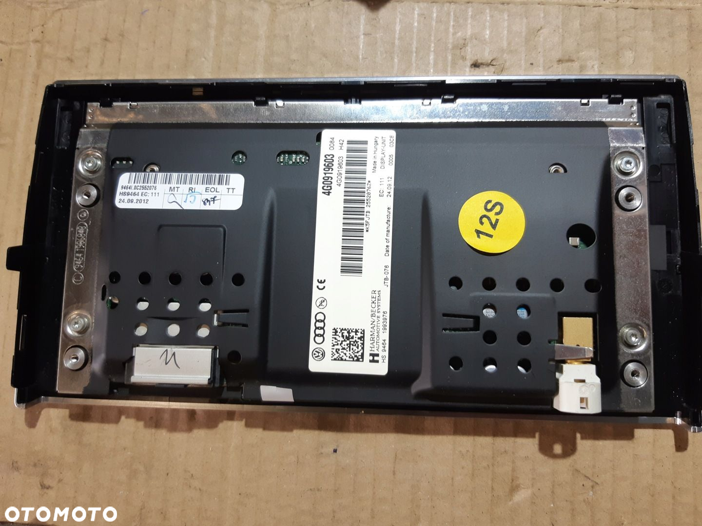 AUDI A6 C7 A7 WYŚWIETLACZ EKRAN LCD MMI NAWIGACJI 4G0919603 - 10