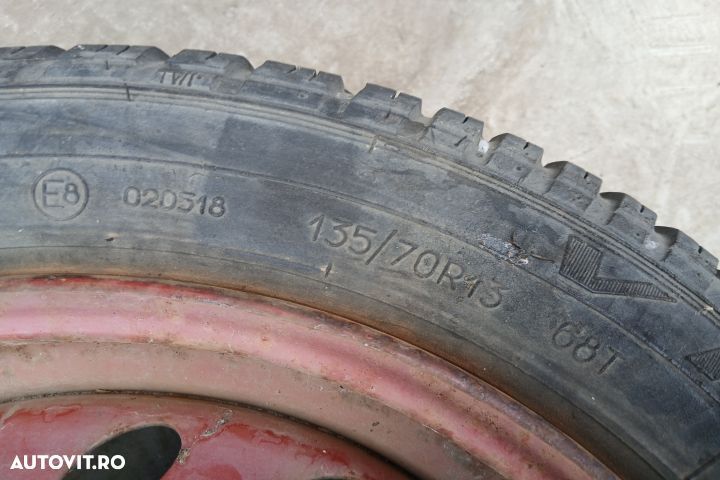 Roata de rezerva slim R13 4.50BX13H ET33 135/70 R13 4.50BX13H ET33 13 - 6