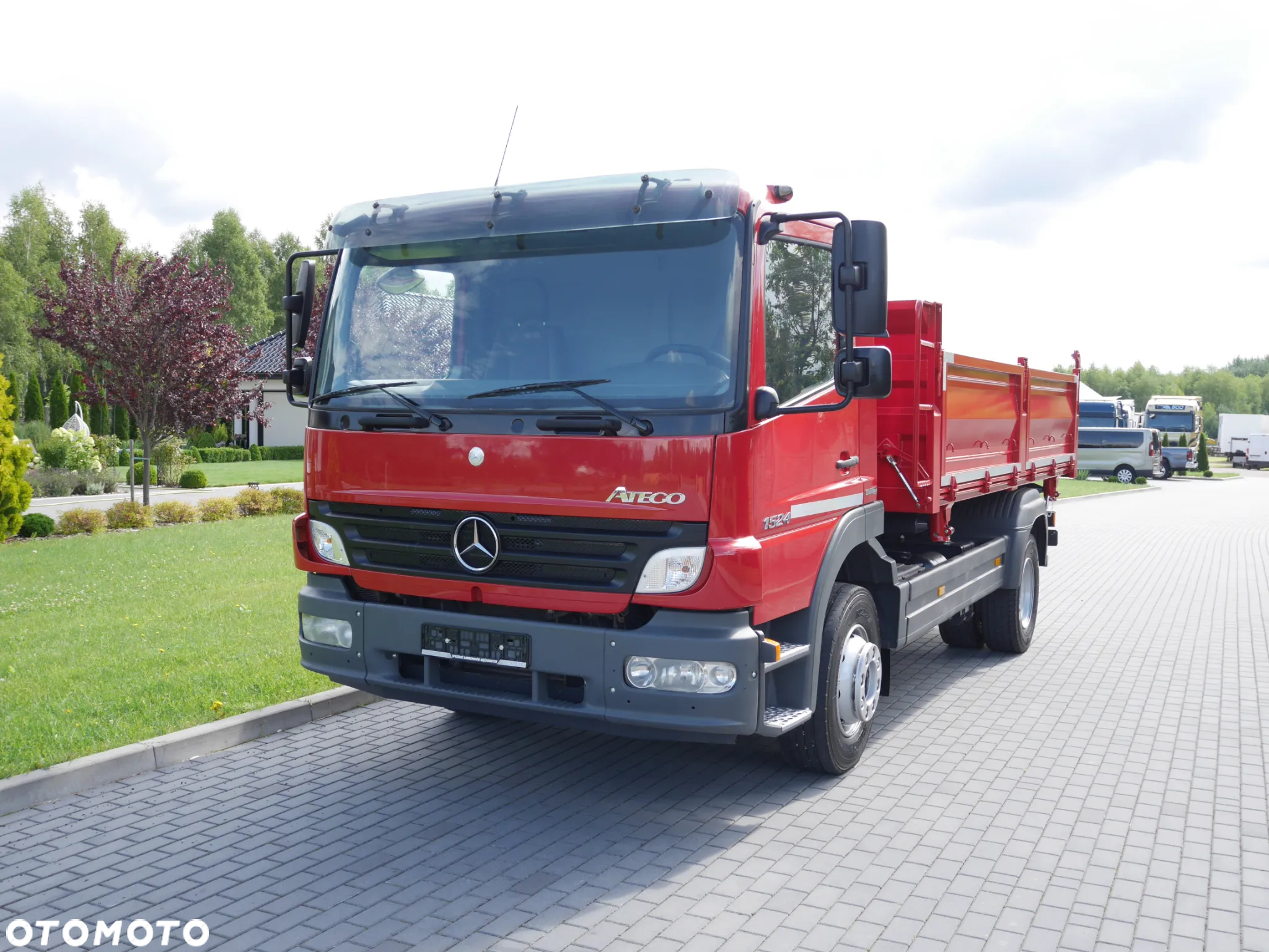 Mercedes-Benz ATEGO 1524 WYWROTKA 3-STRONNA, NISKI PRZEBIEG, STAN IDEALNY - 3