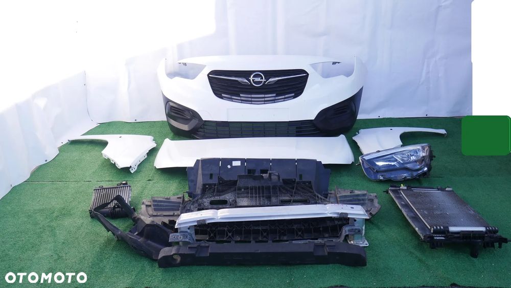 OPEL COMBO E PRZÓD MASKA BŁOTNIK PRAWY + LEWY LAMPA LEWA PAS PRZEDNI CHŁODNICE BELKI ZDERZAK PODŁOGA - 1
