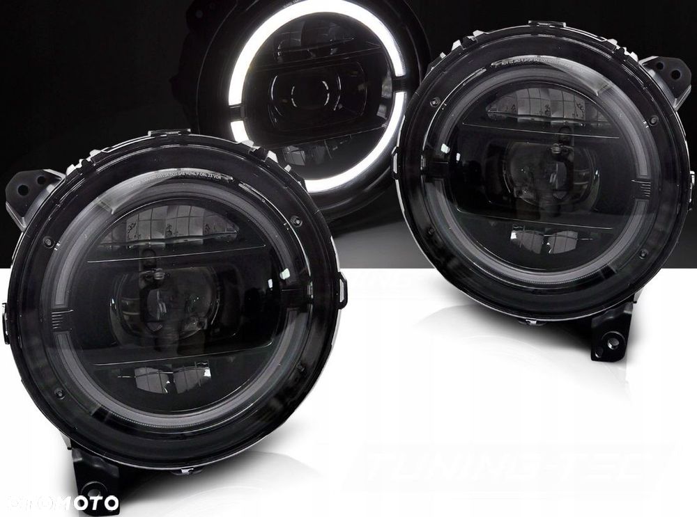 Reflektory Lampy kpl Vland Full Led Tuning Jeep Wrangler JL 4 IV Gladiator - 2