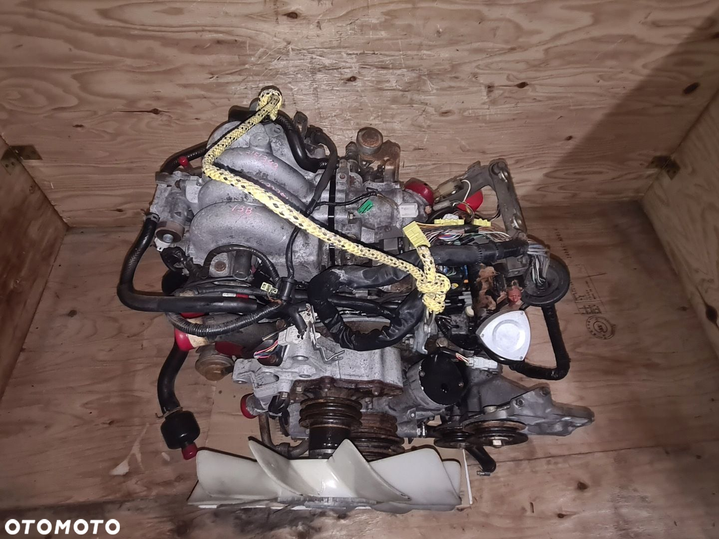 SILNIK MAZDA RX7 RX-7 13B WANKLA KOMPLETNY USZKODZONY - 8