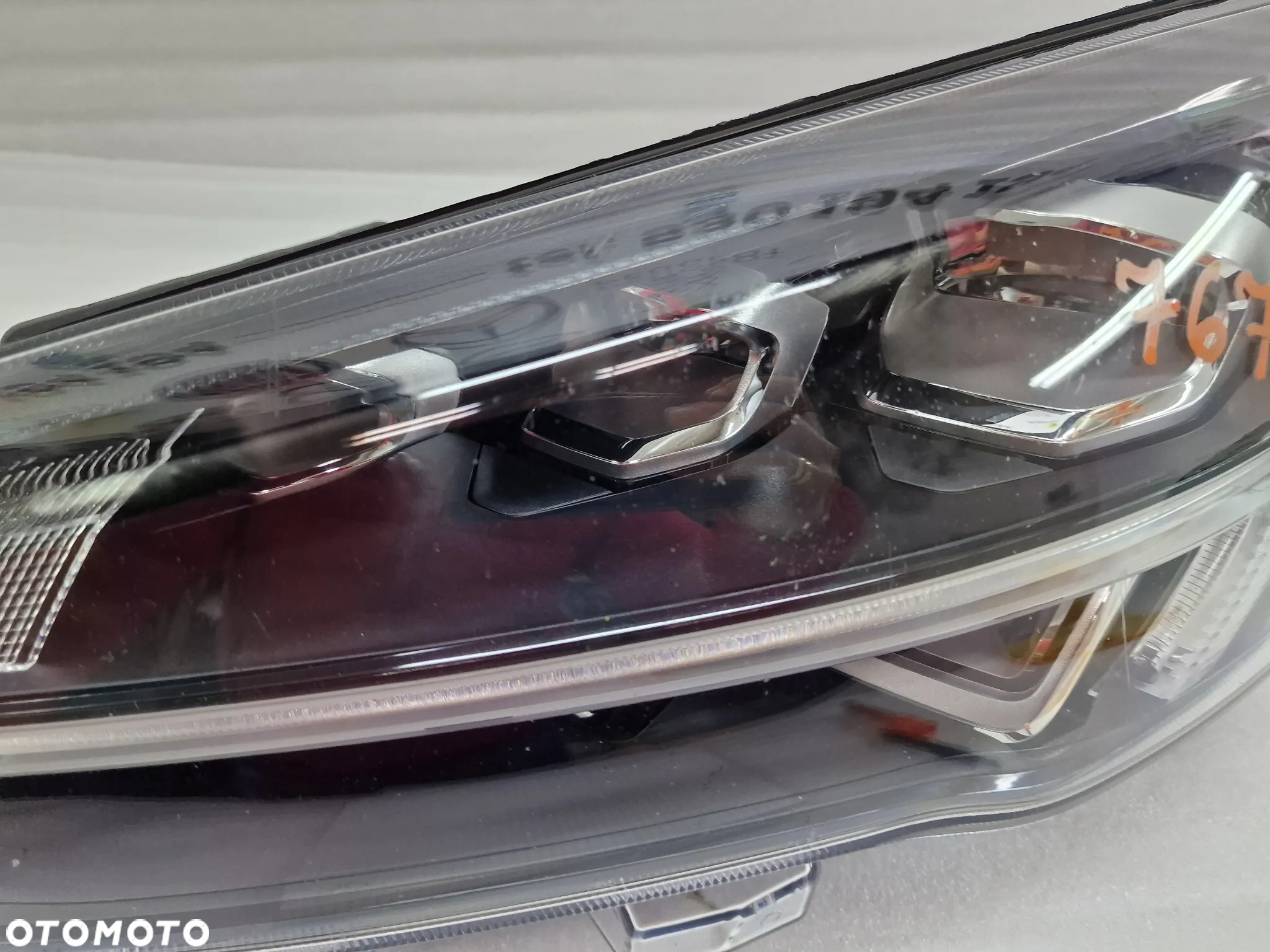 FORD FOCUS MK4 18- LEWA LAMPA PRZEDNIA PRZÓD FULL LED FULLLED , NR JX7B-13E015-CE / JX7B13E015CE , POSIADA PRZETWORNICE , NR AUKCJI LA767 - 6