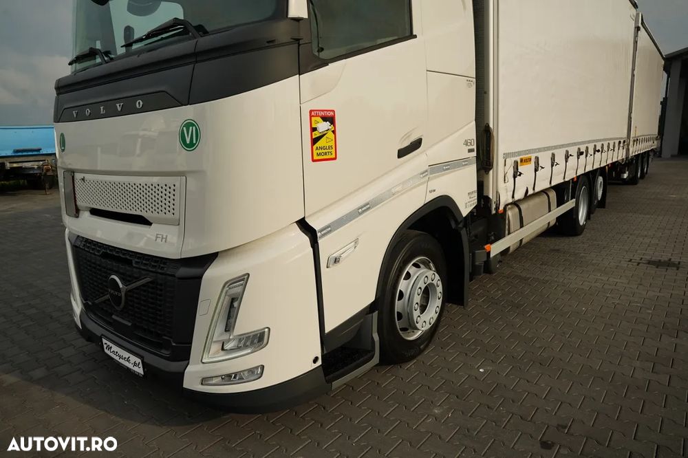 Volvo FH 460 / COMBINAT TANDEM / 120 M3 / TRANSITION / I-SAVE / I-PARK COOL / PUNTE RELAXABILĂ / DIRECȚIE / WIELTON / - 10