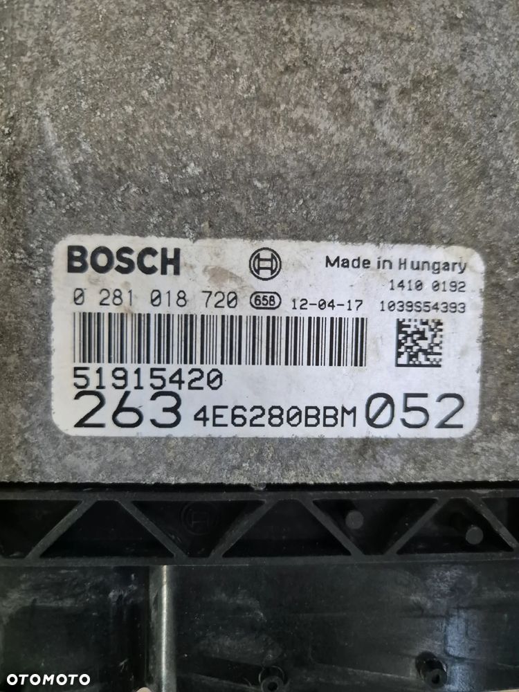 ZESTAW STARTOWY KOMPUTER STACYJKA BSI OPEL COMBO D FIAT DOBLO 3 III 10-20r. 1.6 CDTI - 2