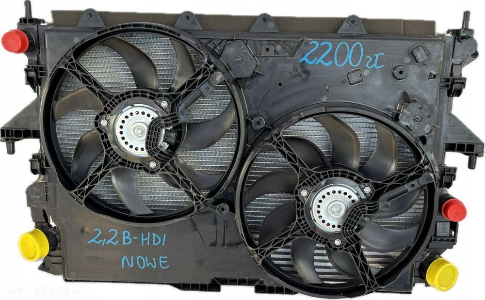 BOXER JUMPER 2.2 B-HDI 17- Zestaw Chłodnic Wody Klimatyzacji Intercooler E6 - 1