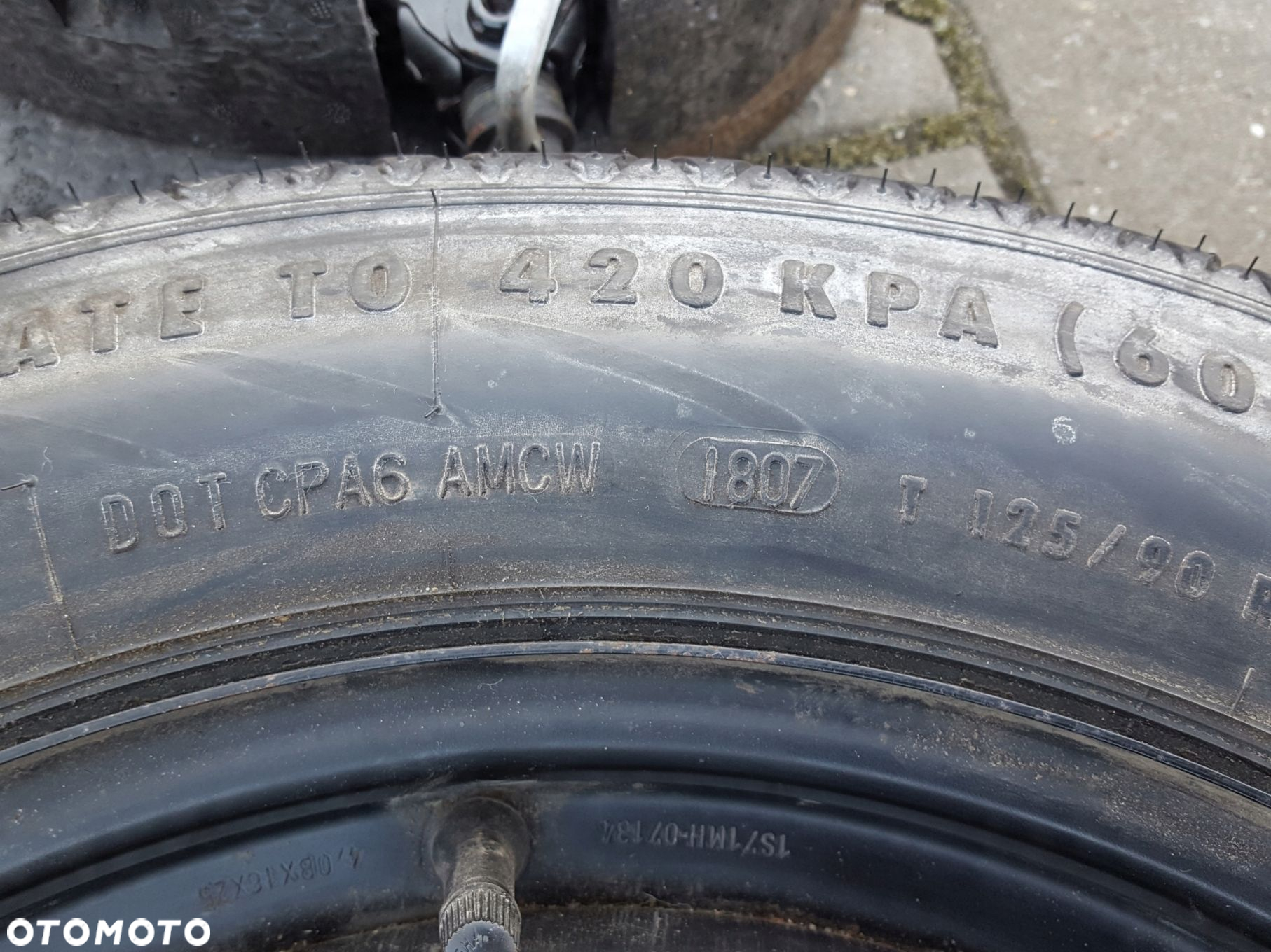 FORD MONDEO MK4 07r- KOŁO DOJAZDOWE 16 LEWAREK KLUCZ - 6