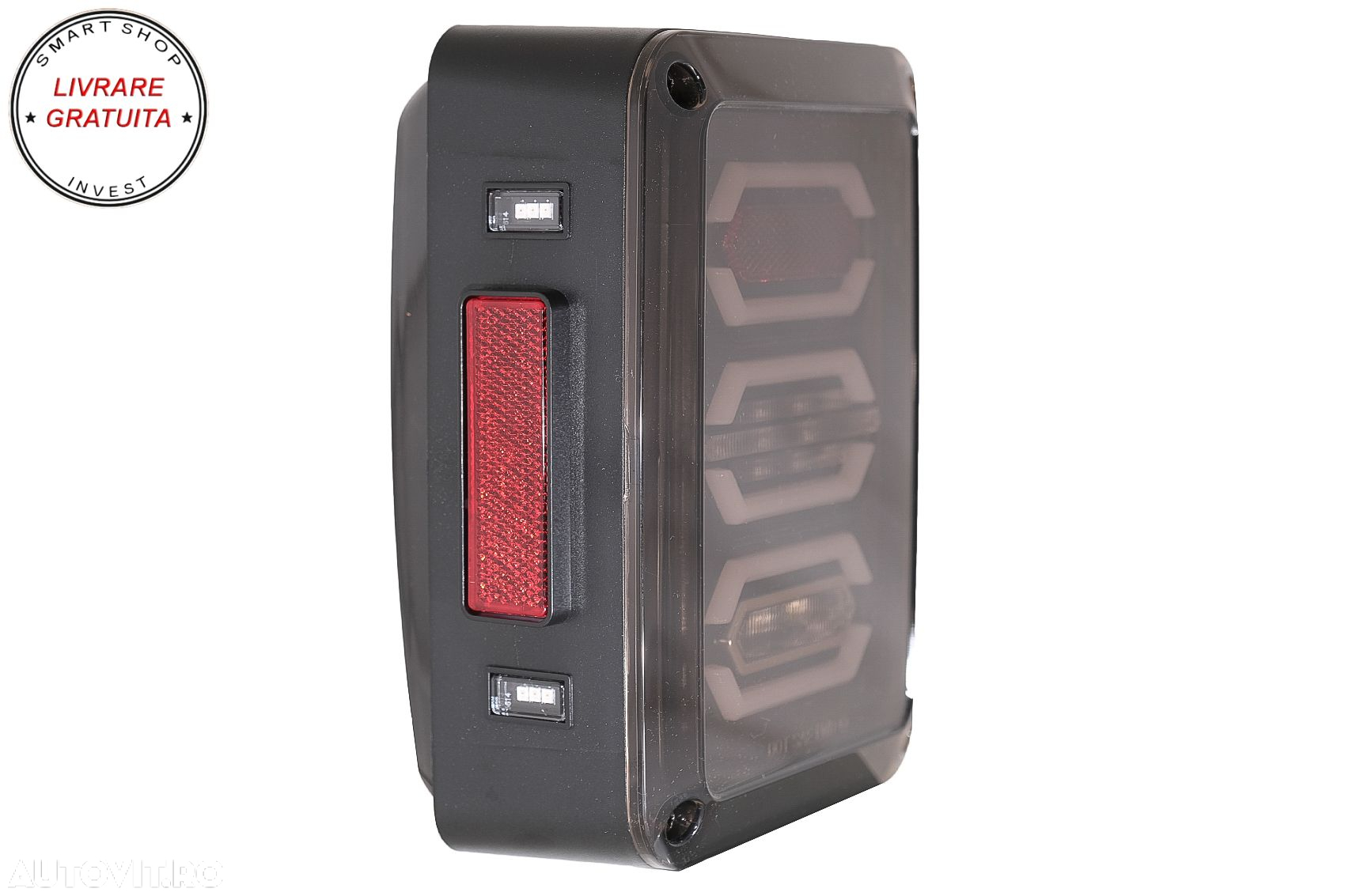 Stopuri Full LED Jeep Wrangler JK (2007-2017) Fumuriu- livrare gratuita - 11