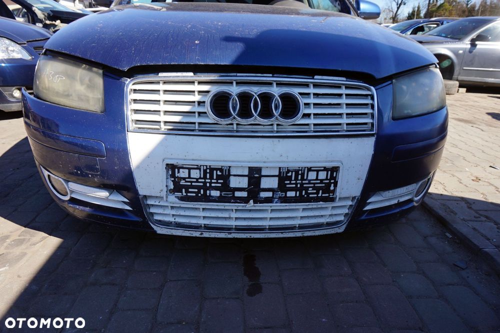 ZDERZAK PRZEDNI A3 8P LZ5C  NIEBIESKI AUDI 2003-2008 - 1