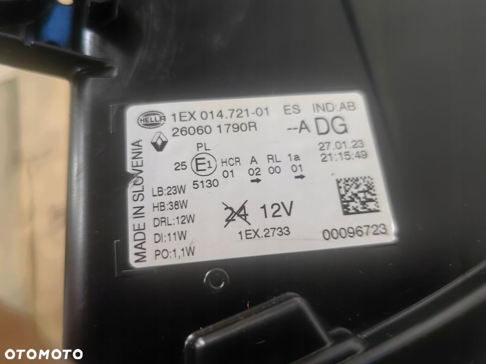 RENAULT TRAFIC IV LAMPA PRZEDNIA LEWA FULL LED 260601790R - 8