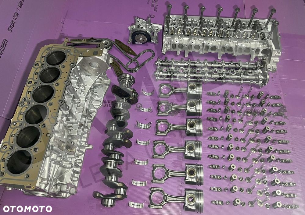 BMW SILNIK REGENEROWANY N57 N57D30A 258KM X3 X4 X5 X6 30dX 330d 530d 730d - 8
