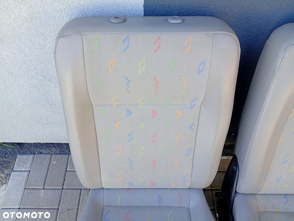 Kanapa Tył Siedzenie II Rząd Ławka Fotel Vw Transporter Caravelle T5 - 12