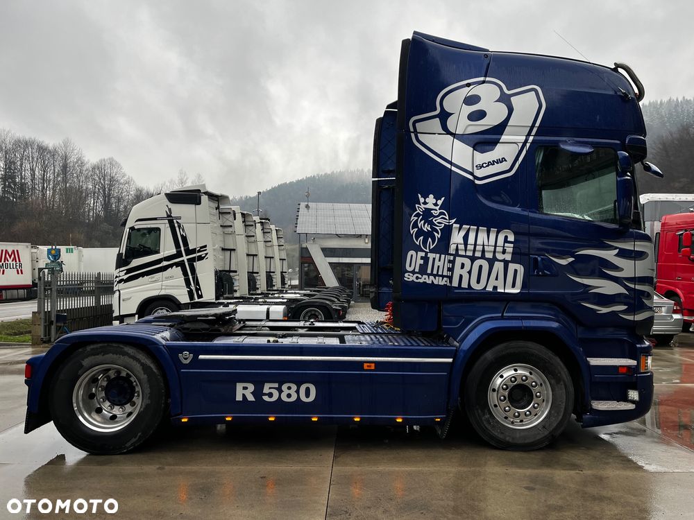 Scania R580 V8 2015 Rok // Automat // Retarder // Cała na poduszkach // ALU // Full // Klima postojowa // Idealna !!! - 8