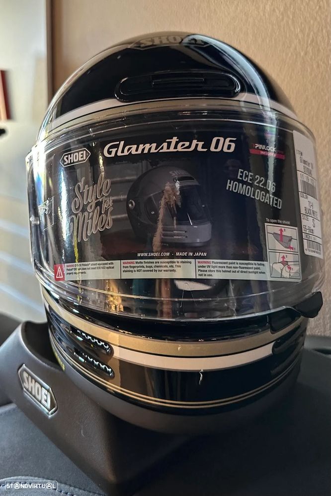 Capacete Shoei Glamster Mat Black - 1