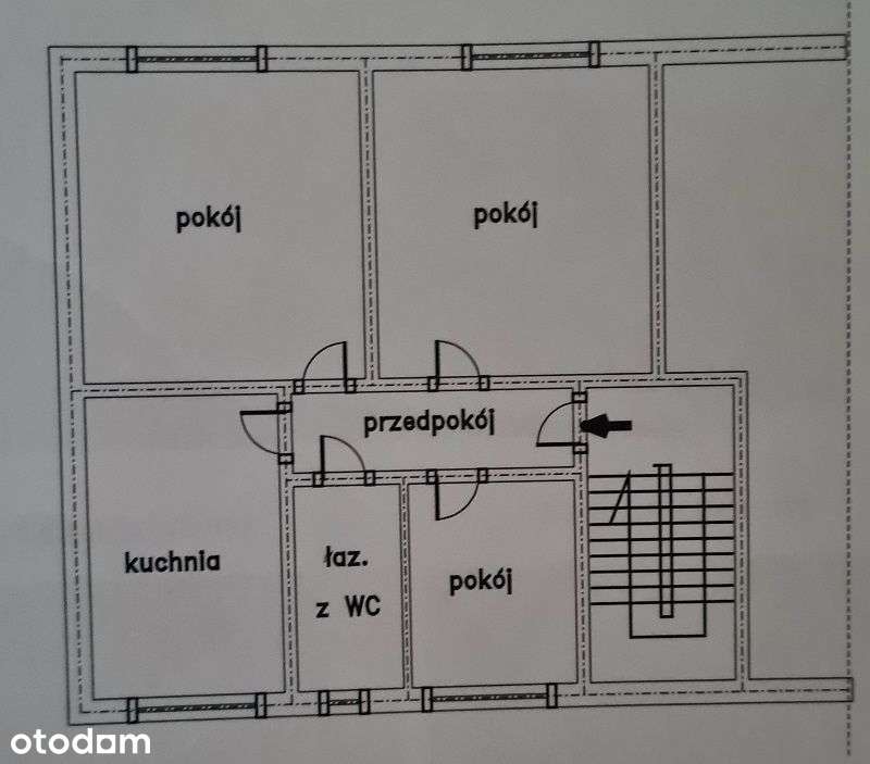 Centrum, 3 niezależne pokoje i parking