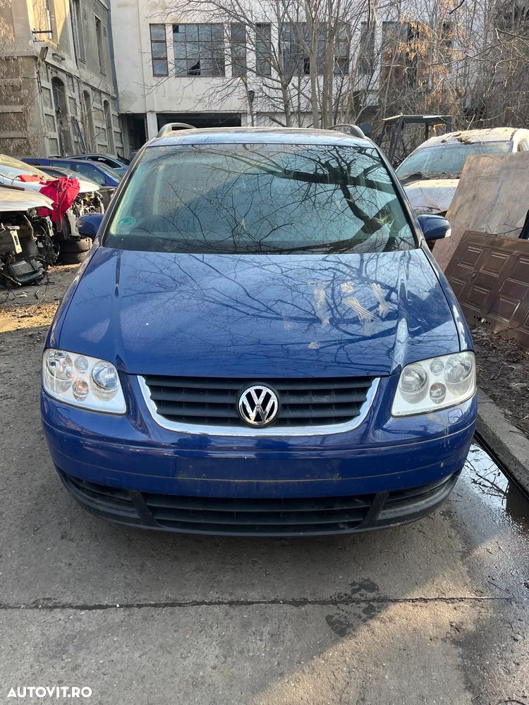 Dezmembrez VW Volkswagen Touran 2005 albastru 1,6 benzina 75KW BGU LL5M - 19