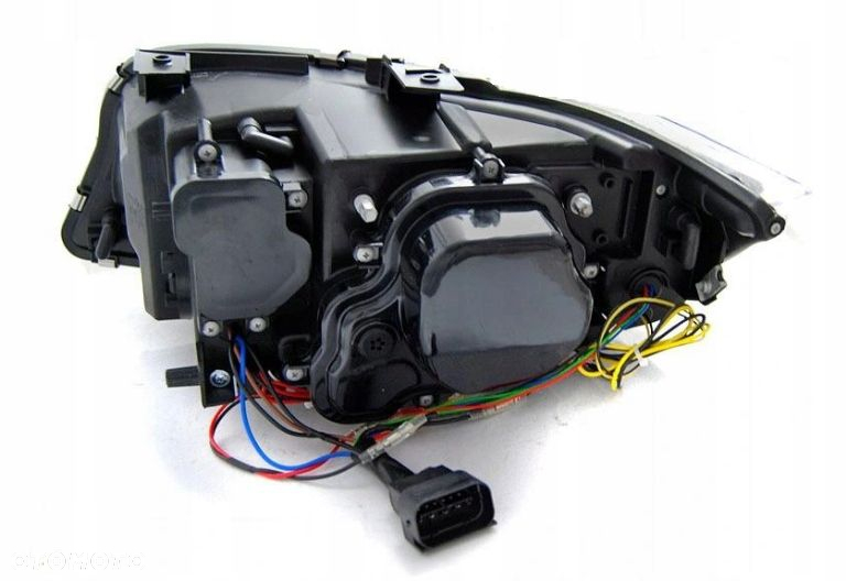 LAMPY LED XENON BMW E90 E91 09-11 DZIENNE RINGI 3D - 5