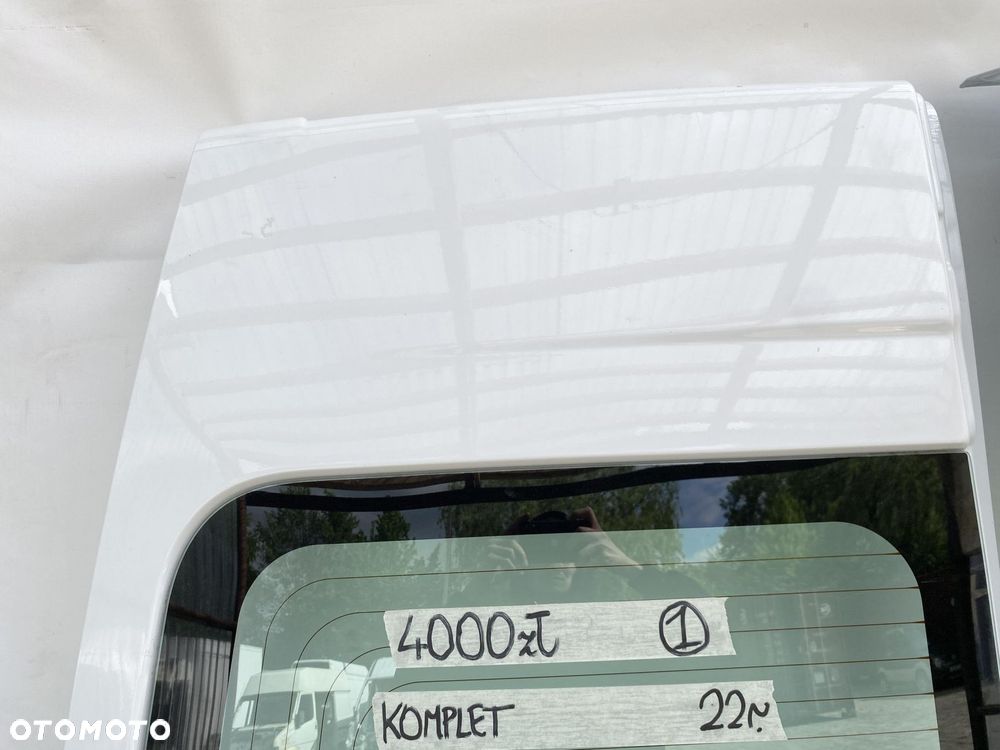 MASTER 3 4 MOVANO NV400 19- DRZWI TYLNE TYŁ BIAŁE PRZESZKLONE KOMPLET  22r. - 8
