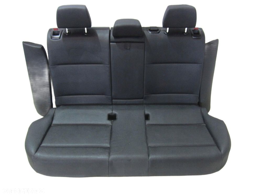 BMW X3 F25 KANAPA TYLNA TYŁ OPARCIE TAPICERKA CZARNA SENSATEC 52207235431 - 1