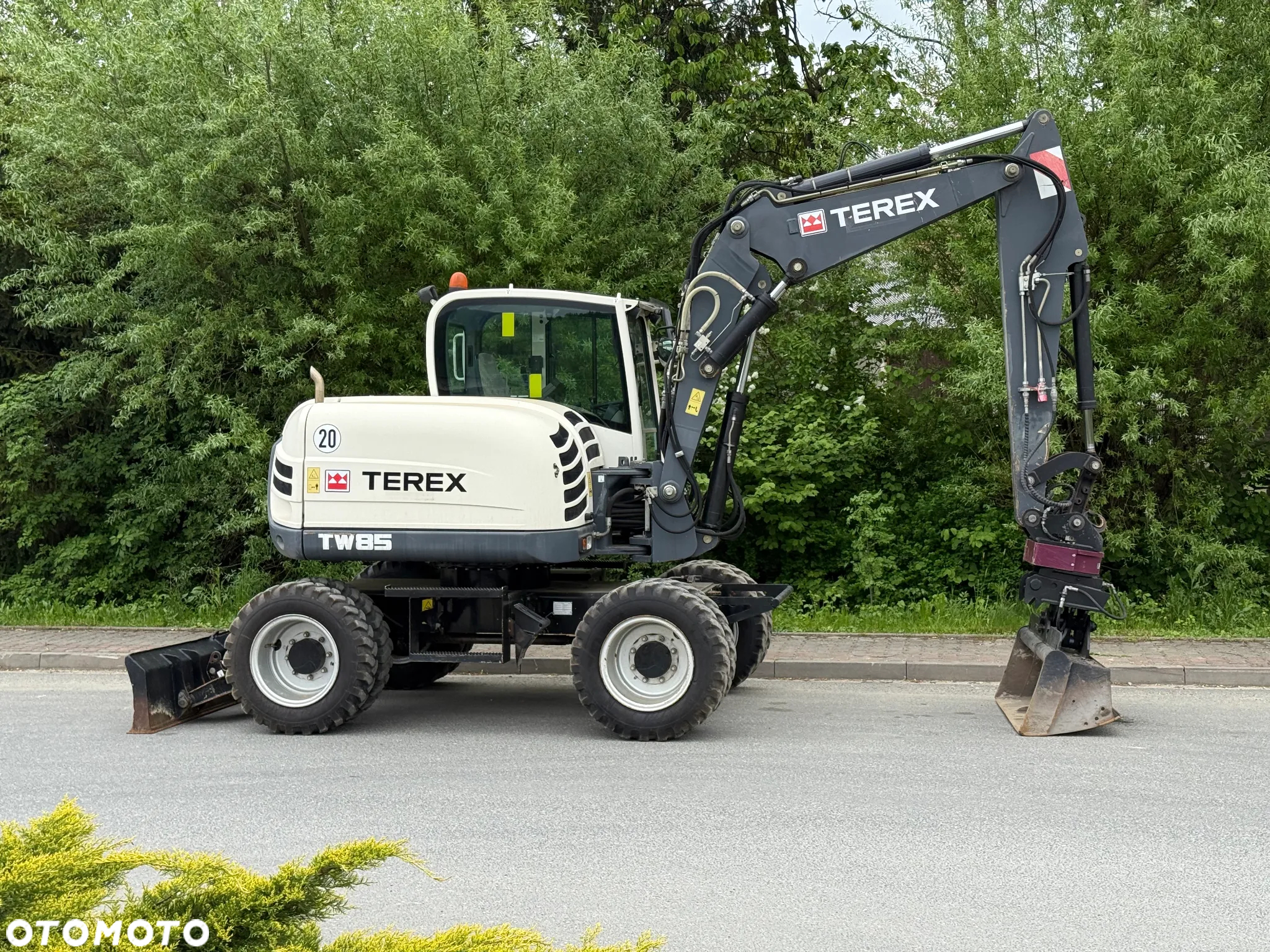 Terex * Koparka Kołowa TEREX TW 85 * Sprowadzona * Rototilt * - 8