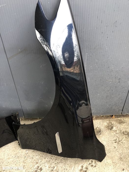 Aripa aripi stanga dreapta capota fata F10 F11 originale bmw 520dcod 354 titan silver argintiu titanium silver - 8