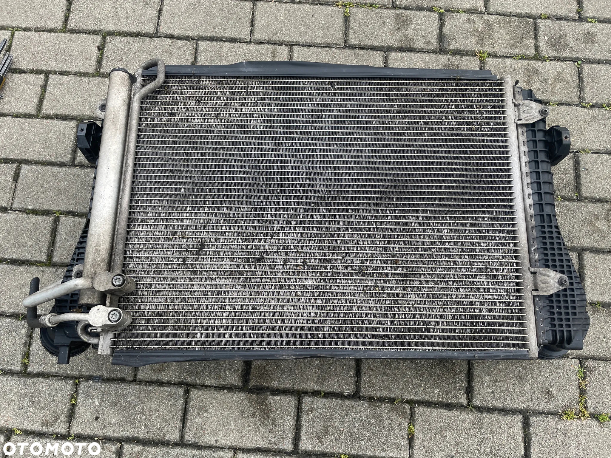 VW PASSAT B6 2,0TDI 170KM KOMPLET CHŁODNIC WENTYLATORY intercooler chłodnica wody - 5