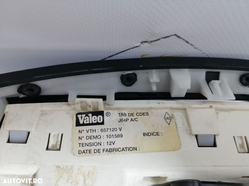 Panou comanda climatizare RENAULT SCENIC I JA0/1_, FA0_ 1999 - 2003 1.6 1.6 K4M 7..  7701047440,  657120V - 2